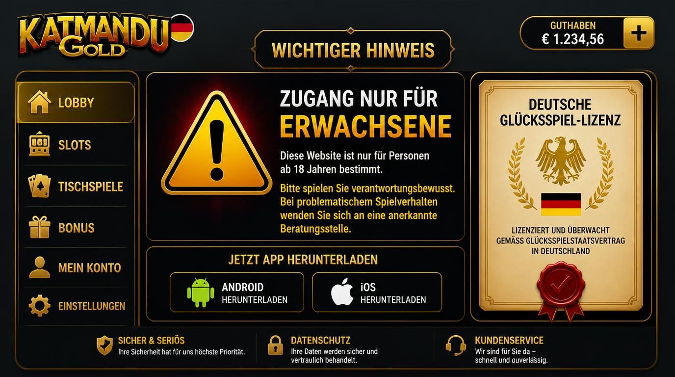Darstellung einer App mit Lizenzdokument und Deutschland-Flagge, Hinweis auf Lizenzstatus.